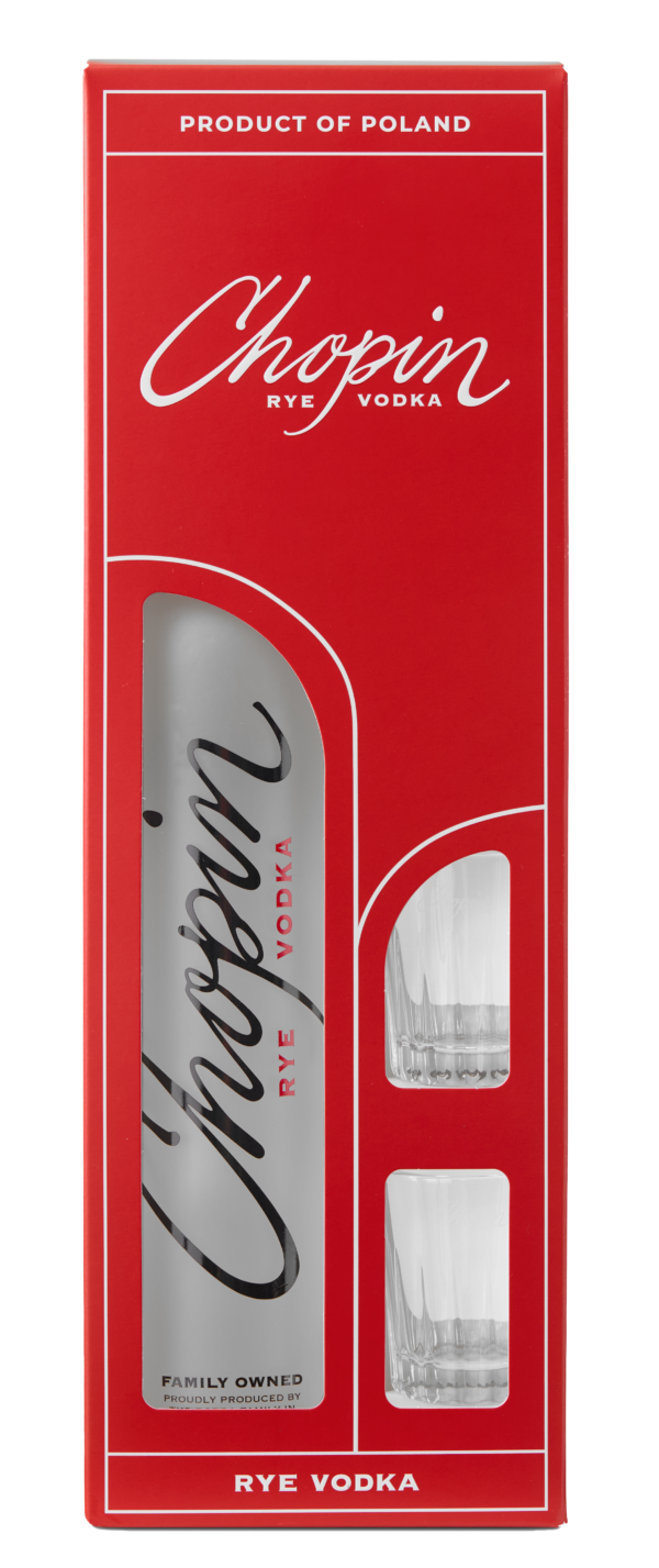 Chopin Rye 0,7l + dwa kiliszki SHOT - obrazek 2